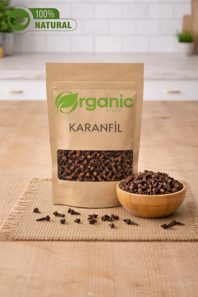 Organik Tane Karanfil 100gr - Elenmiş Taze & Doğal Tane Karanfil