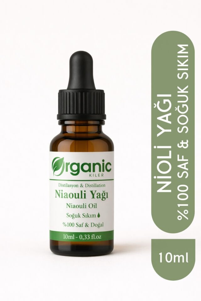 %100 Saf Nioli Yağı - 10 Ml - Niaouli Soğuk Sıkım Doğal ve Katkısız