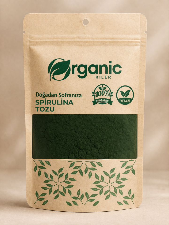 Saf Spirulina Tozu | %100 Doğal Süper Gıda | Katkısız Spirulina Yosun Tozu