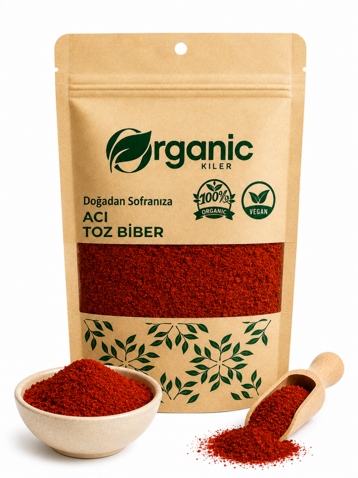 Kırmızı Acı Toz Biber - Katkısız & Doğal