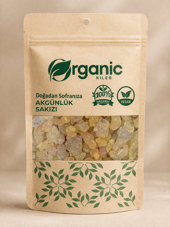 Doğal Akgünlük Sakızı - %100 Doğal Reçine & Taze Yeni Mahsül