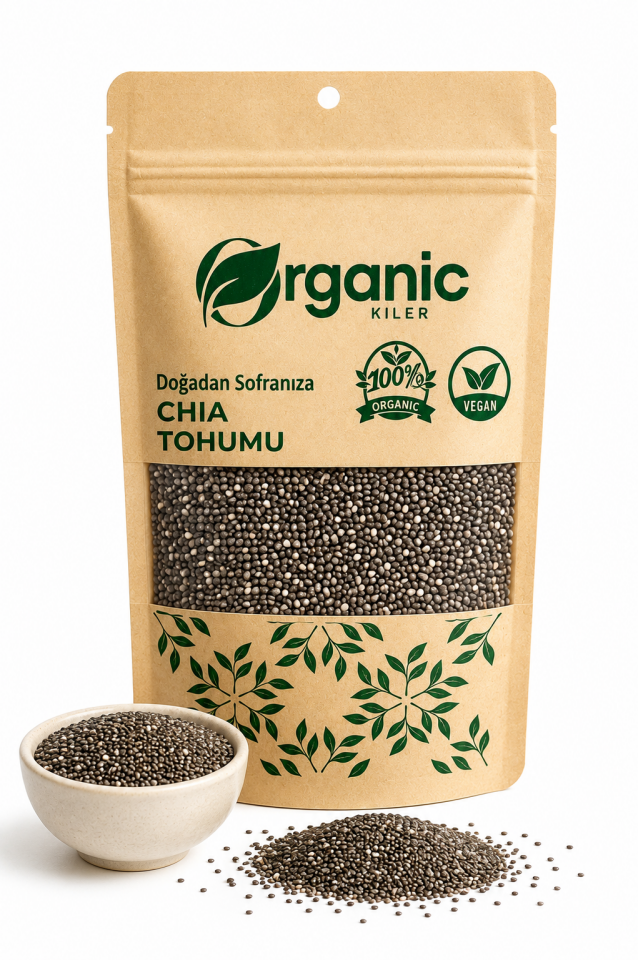 Chia Tohumu Taze Elenmiş Yeni Mahsül