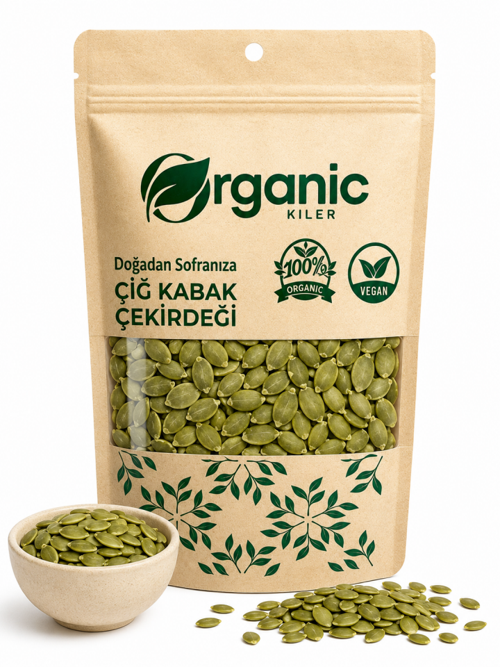 Çiğ Kabak Çekirdeği İçi Taze & Katkısız, Tuzsuz ve Yerli Mahsül