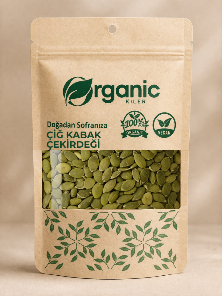 Çiğ Kabak Çekirdeği İçi Taze & Katkısız, Tuzsuz ve Yerli Mahsül