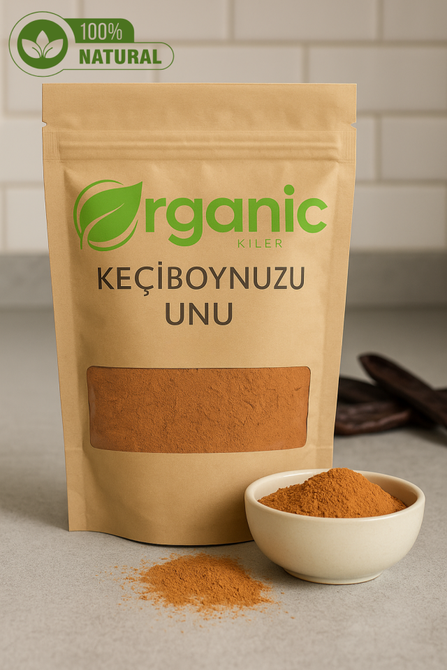 Keçiboynuzu Unu 100gr. Glutensiz Şeker Ilavesiz & Ince Öğütülmüş