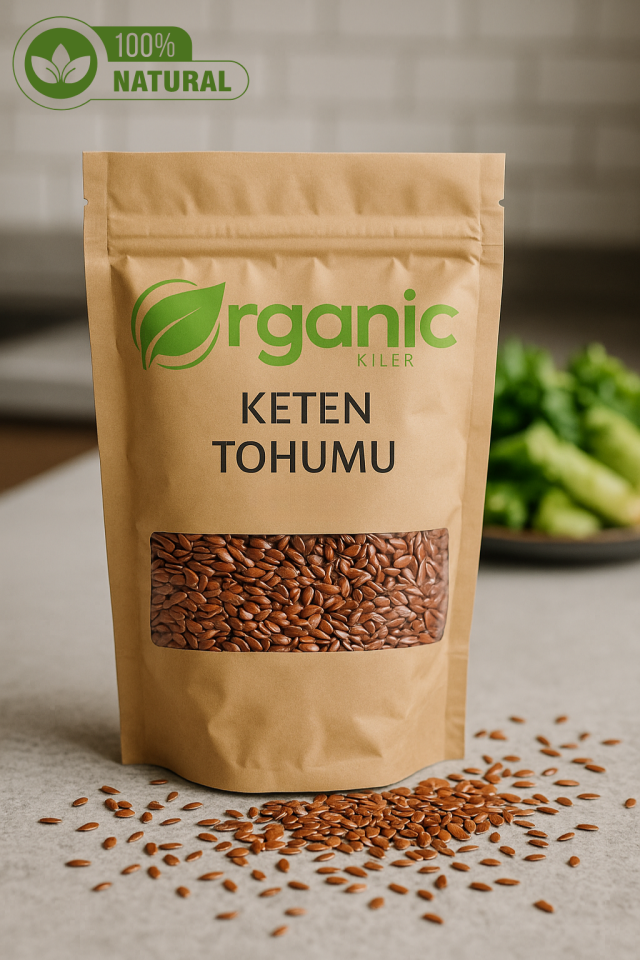 Keten Tohumu 100gr. Tane Katkısız & İlavesiz Taze Mahsül