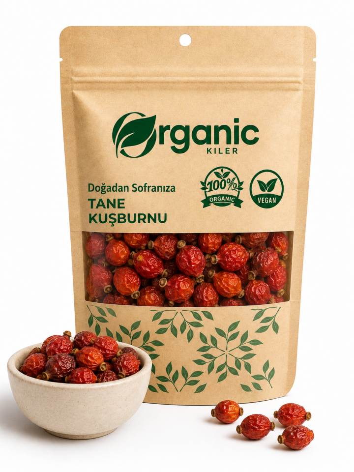 Kuşburnu Tane - Elenmiş ve Taze - %100 Doğal Kuşburnu