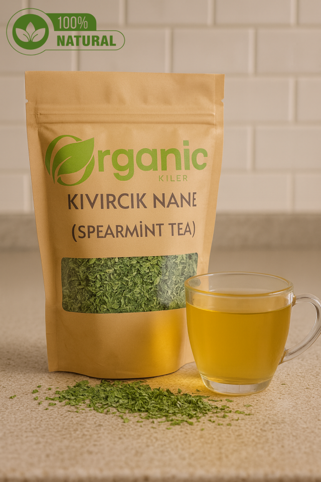 Doğal Kıvırcık Nane & Katkısız – Spearmint Tea - Kıvırcık Nane Çayı - Pcos & Mide Dostu 55gr