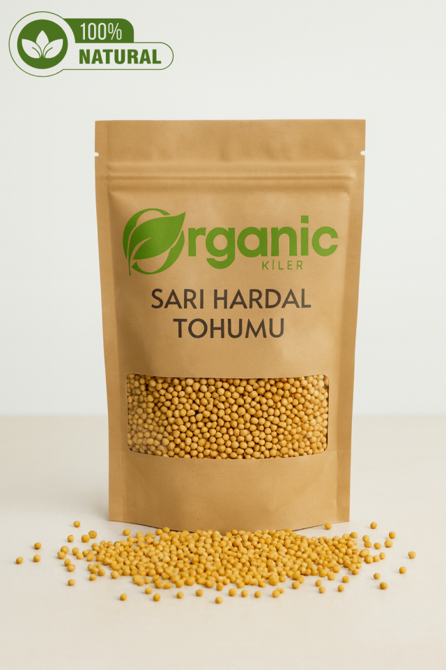 Sarı Hardal Tohumu 100gr. Elenmiş & Katkısız Taze Mahsül