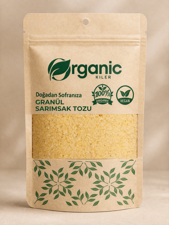 Granül Sarımsak Tozu - İnce Öğütülmüş ve Katkısız - %100 Saf Yoğun Tat