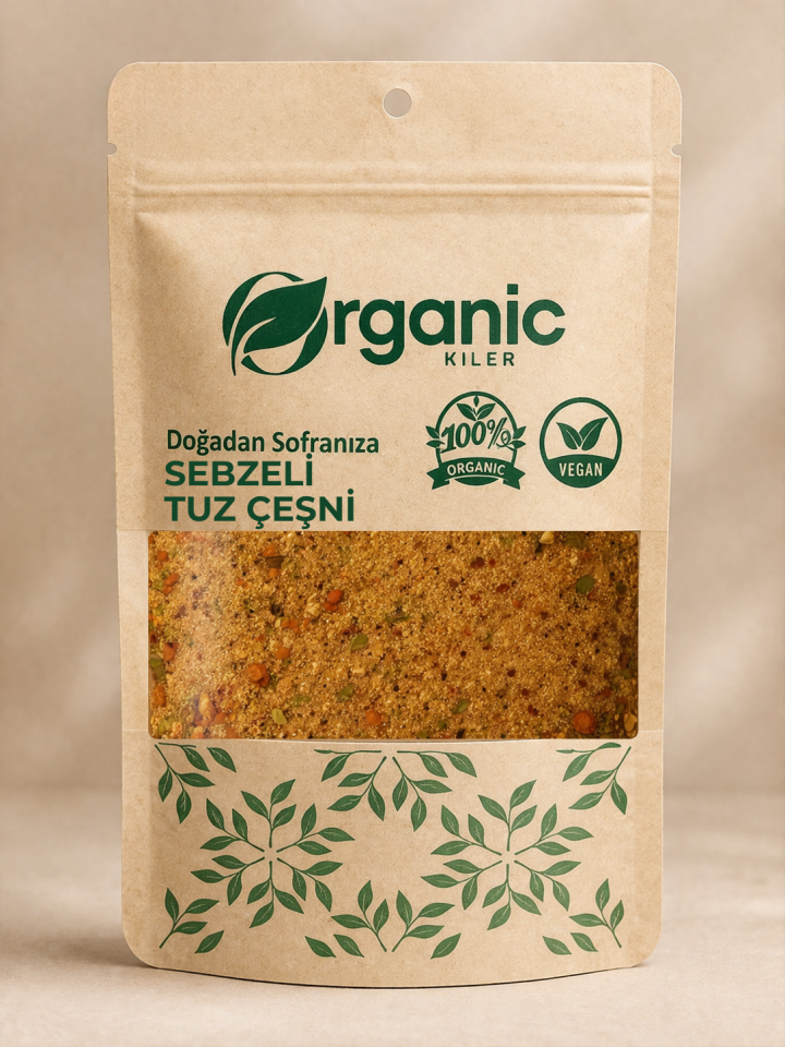 Sebzeli Tuz Çeşni - Doğal Baharat Karışımı - Katkısız ve Koruyucusuz