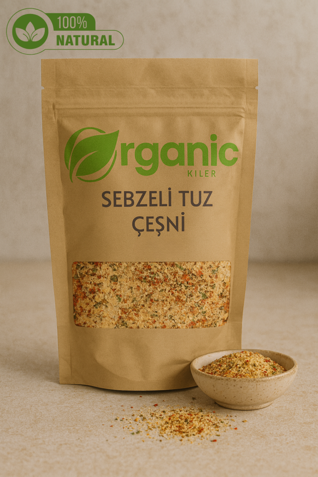 Sebzeli Tuz Çeşni 100 gr – Doğal Baharat Karışımı – Katkısız ve Koruyucusuz