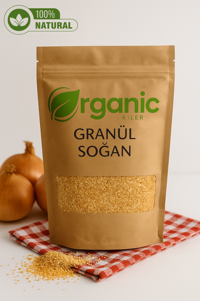 Doğal Granül Soğan Tozu 100 gr – Katkısız , Koruyucusuz