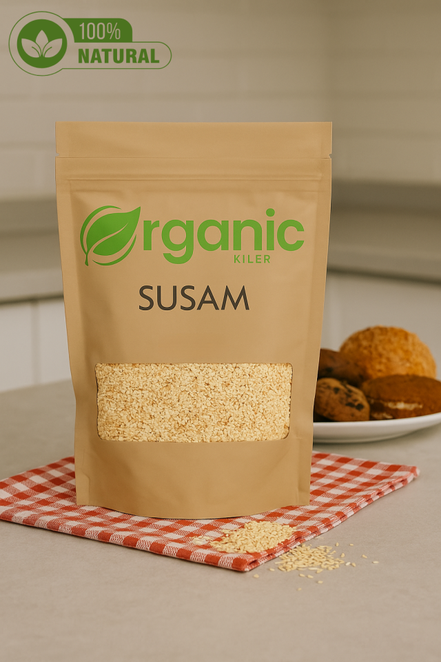 Susam 100gr Doğal & Katkısız | Orta Kavrulmuş | Vegan & Glutensiz | Pasta & Hamur İşi İçin Uygun