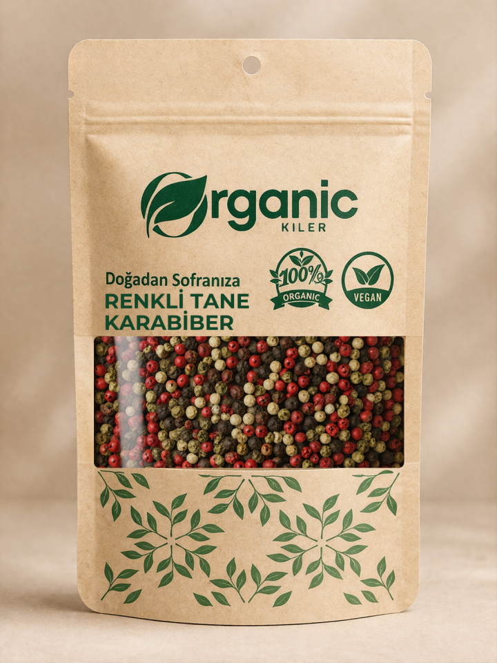 Katkısız Renkli Tane Karabiber – Organik ve Taze Mahsül