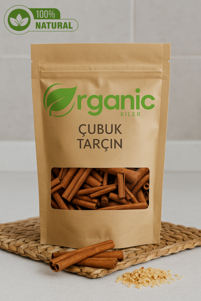 Çubuk Tarçın 100gr. Doğal & Organik, Katkı Madde İçermez, Kabuk Tarçın