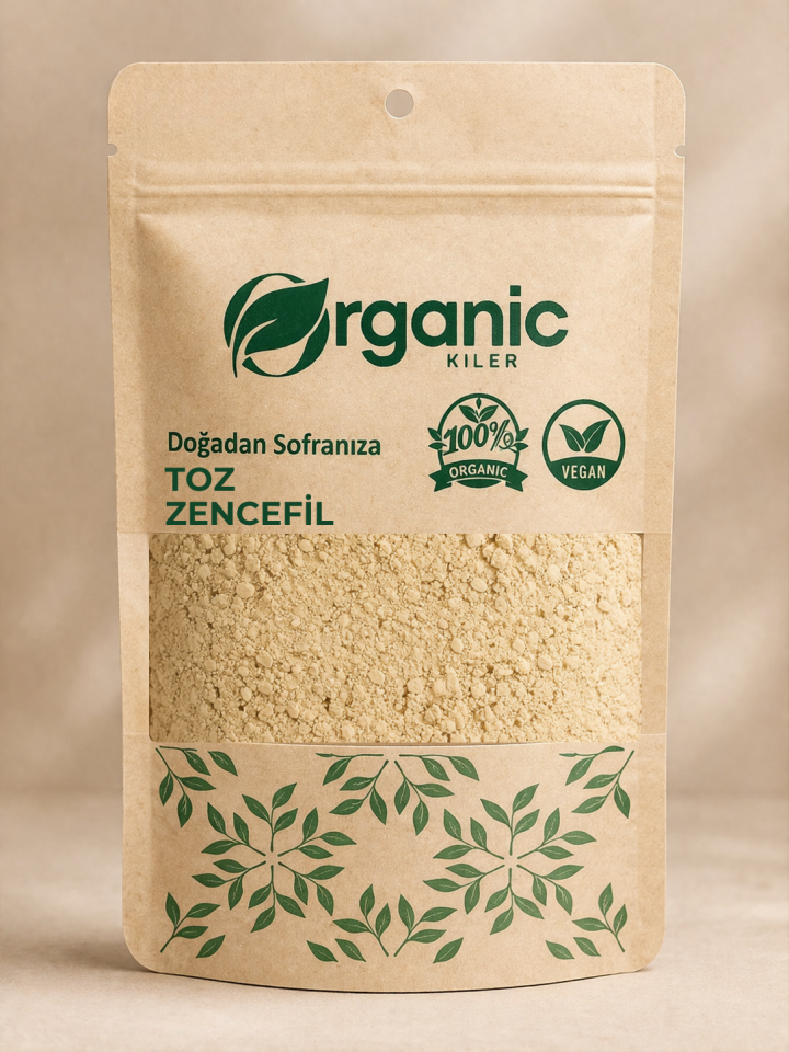 Toz Zencefil - %100 Taze Öğütülmüş - Katkısız Yeni Mahsul Zingiber Officinale