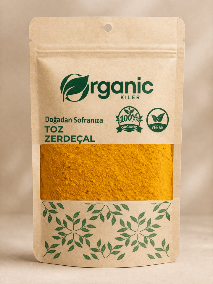 Toz Zerdeçal %100 Taze Öğütülmüş (Curcuma Longa) Katkısız - Yeni Mahsul