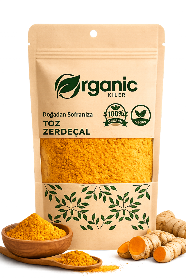 Toz Zerdeçal %100 Taze Öğütülmüş (Curcuma Longa) Katkısız - Yeni Mahsul