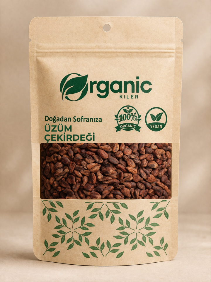 Siyah Üzüm Çekirdeği Tane, Elenmiş & Kurutulmuş - Katkı Madde İçermez