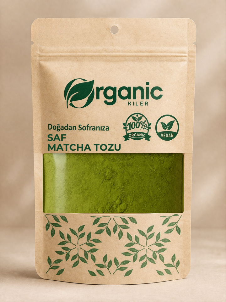 Saf Matcha Çayı - %100 Doğal Premium Matcha Tozu - Detoks Etkili Green Tea