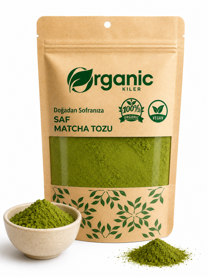 Saf Matcha Çayı - %100 Doğal Premium Matcha Tozu - Detoks Etkili Green Tea