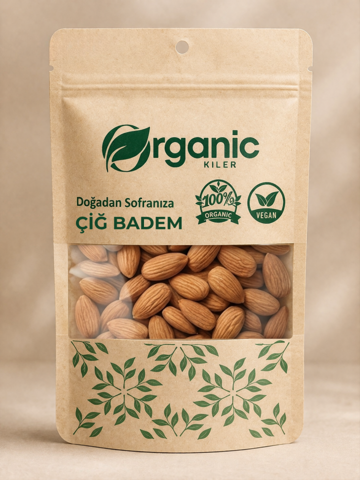 Çiğ Badem - Yerli Üretim Taze ve Doğal - %100 Saf Çiğ Badem İçi