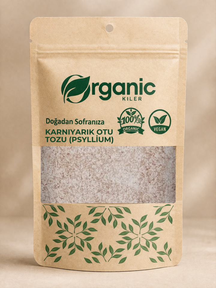 Karnıyarık Otu Tozu (Psyllium Husk) - %100 Doğal ve Katkısız