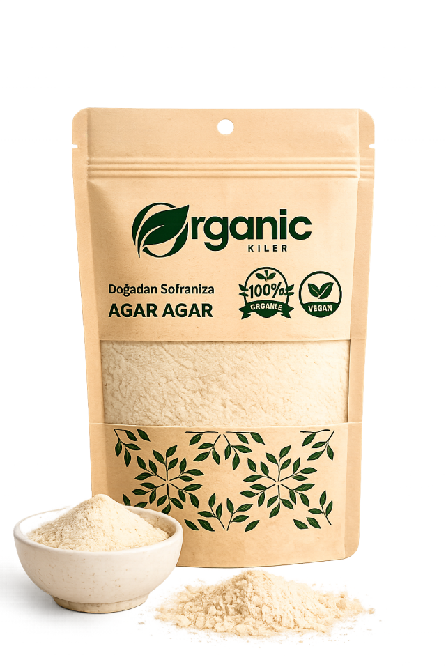 Agar Agar Tozu | Bitkisel Jelatin Alternatifi | Vegan Kıvam Verici
